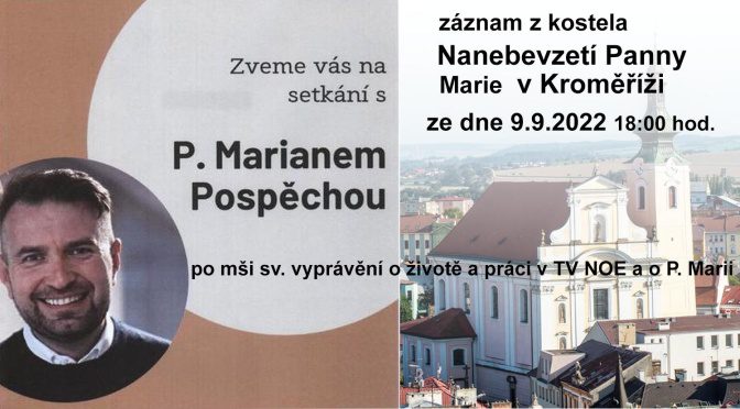 P. Marian Pospěcha v Kroměříži